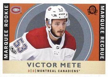 2017-18 Upper Deck - 2017-18 O-Pee-Chee Update Retro Blank Back #NNO Victor Mete Front