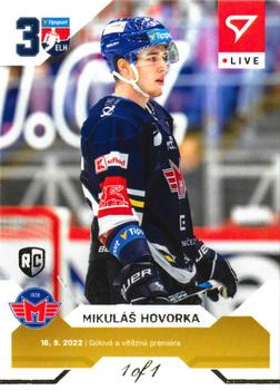2022-23 SportZoo Live Tipsport ELH - Gold #L-002 Mikulas Hovorka Front