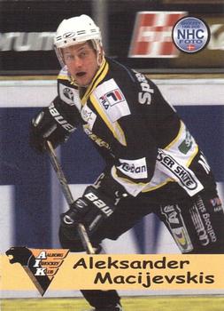 1999-00 NHC Foto Danish League #93 Aleksander Macijevskis Front