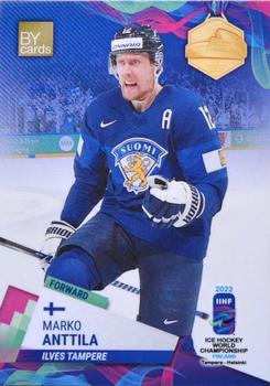 2022 BY Cards IIHF World Championship #FIN/2022-14 Marko Anttila Front