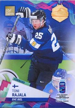 2022 BY Cards IIHF World Championship #FIN/2022-17 Toni Rajala Front