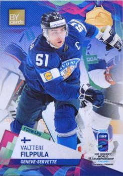2022 BY Cards IIHF World Championship #FIN/2022-18 Valtteri Filppula Front
