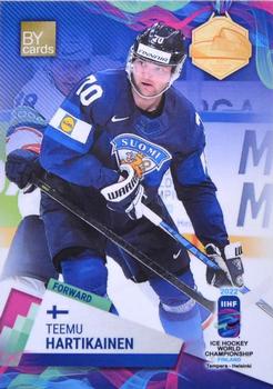 2022 BY Cards IIHF World Championship #FIN/2022-21 Teemu Hartikainen Front