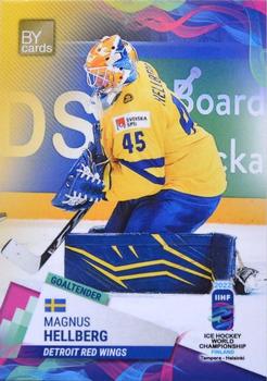 2022 BY Cards IIHF World Championship #SWE/2022-02 Magnus Hellberg Front