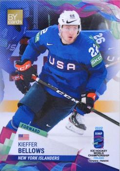 2022 BY Cards IIHF World Championship #USA/2022-15 Kieffer Bellows Front