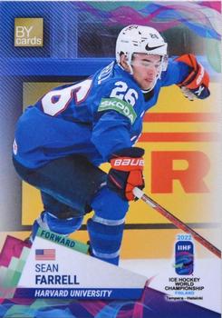 2022 BY Cards IIHF World Championship #USA/2022-18 Sean Farrell Front