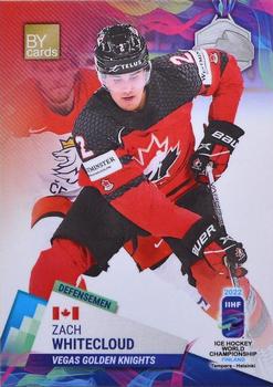2022 BY Cards IIHF World Championship #CAN/2022-04 Zach Whitecloud Front