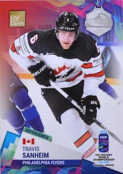 2022 BY Cards IIHF World Championship #CAN/2022-06 Travis Sanheim Front