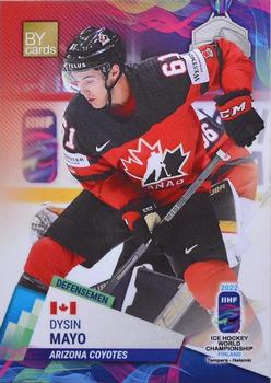2022 BY Cards IIHF World Championship #CAN/2022-09 Dysin Mayo Front