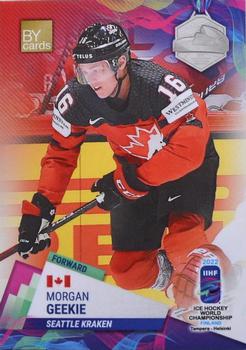 2022 BY Cards IIHF World Championship #CAN/2022-13 Morgan Geekie Front