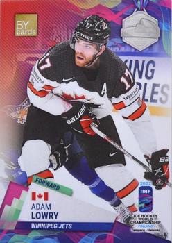 2022 BY Cards IIHF World Championship #CAN/2022-14 Adam Lowry Front