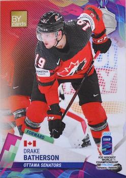 2022 BY Cards IIHF World Championship #CAN/2022-16 Drake Batherson Front