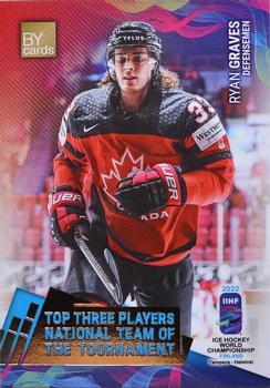 2022 BY Cards IIHF World Championship #CAN/2022-28 Ryan Graves Front