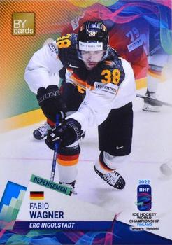 2022 BY Cards IIHF World Championship #GER/2022-08 Fabio Wagner Front