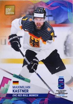 2022 BY Cards IIHF World Championship #GER/2022-12 Maximilian Kastner Front