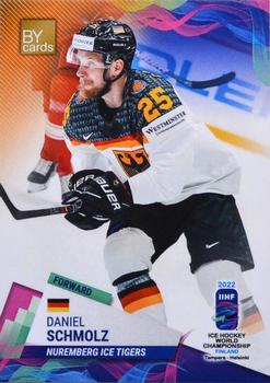 2022 BY Cards IIHF World Championship #GER/2022-16 Daniel Schmolz Front
