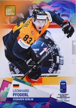 2022 BY Cards IIHF World Championship #GER/2022-23 Leonhard Pfoderl Front