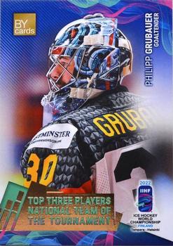 2022 BY Cards IIHF World Championship #GER/2022-27 Philipp Grubauer Front