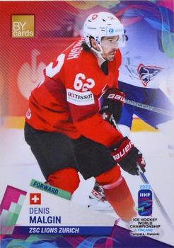 2022 BY Cards IIHF World Championship #SUI/2022-21 Denis Malgin Front