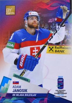 2022 BY Cards IIHF World Championship #SVK/2022-03 Adam Janosik Front