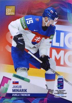 2022 BY Cards IIHF World Championship #SVK/2022-13 Jakub Minarik Front