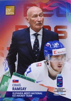 2022 BY Cards IIHF World Championship #SVK/2022-25 Craig Ramsay Front
