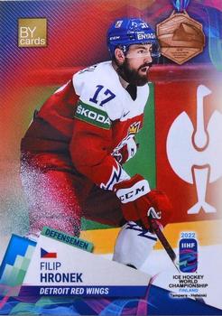2022 BY Cards IIHF World Championship #CZE/2022-07 Filip Hronek Front