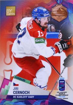 2022 BY Cards IIHF World Championship #CZE/2022-13 Jiri Cernoch Front