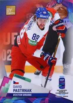 2022 BY Cards IIHF World Championship #CZE/2022-23 David Pastrnak Front
