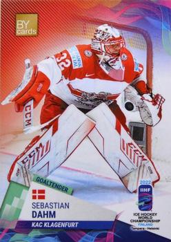 2022 BY Cards IIHF World Championship #DEN/2022-02 Sebastian Dahm Front