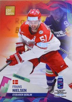 2022 BY Cards IIHF World Championship #DEN/2022-19 Frans Nielsen Front