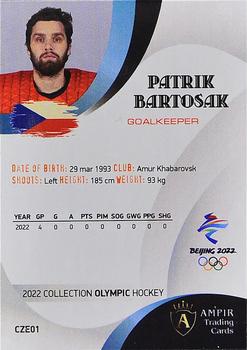 2022 AMPIR Olympic Games (Unlicensed) #CZE01 Patrik Bartosak Back