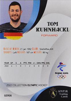2022 AMPIR Olympic Games (Unlicensed) #GER06 Tom Kuhnhackl Back