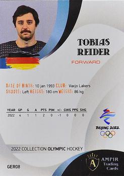 2022 AMPIR Olympic Games (Unlicensed) #GER08 Tobias Rieder Back