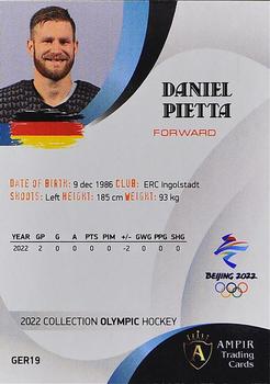 2022 AMPIR Olympic Games (Unlicensed) #GER19 Daniel Pietta Back