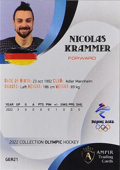 2022 AMPIR Olympic Games (Unlicensed) #GER21 Nicolas Krammer Back