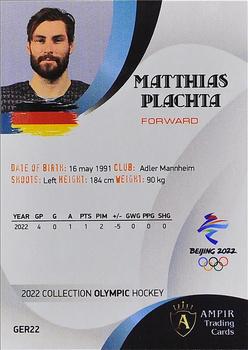 2022 AMPIR Olympic Games (Unlicensed) #GER22 Matthias Plachta Back