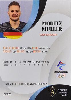 2022 AMPIR Olympic Games (Unlicensed) #GER23 Moritz Muller Back