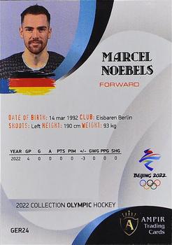 2022 AMPIR Olympic Games (Unlicensed) #GER24 Marcel Noebels Back