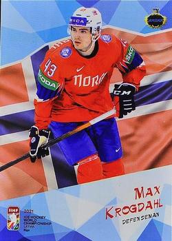 2021 AMPIR IIHF World Championship (Unlicensed) #NOR22 Max Krogdahl Front