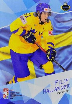 2021 AMPIR IIHF World Championship (Unlicensed) #SWE23 Filip Hallander Front