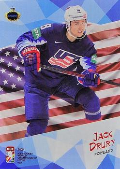 2021 AMPIR IIHF World Championship (Unlicensed) #USA11 Jack Drury Front