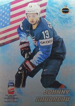 2019 AMPIR IIHF World Championship #USA13 Johnny Gaudreau Front