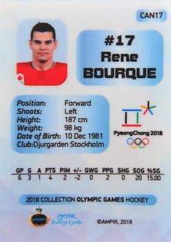 2018 AMPIR Olympic Games (Unlicensed) #CAN17 Rene Bourque Back