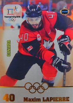 2018 AMPIR Olympic Games (Unlicensed) #CAN20 Maxim Lapierre Front