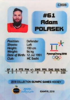 2018 AMPIR Olympic Games (Unlicensed) #CZE09 Adam Polasek Back