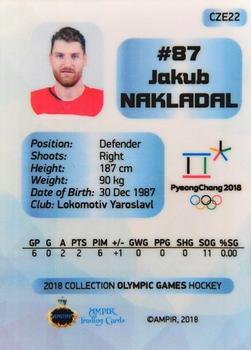 2018 AMPIR Olympic Games (Unlicensed) #CZE22 Jakub Nakladal Back