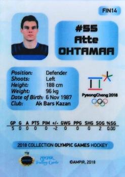 2018 AMPIR Olympic Games (Unlicensed) #FIN14 Atte Ohtamaa Back