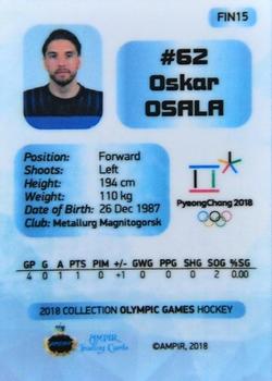 2018 AMPIR Olympic Games (Unlicensed) #FIN15 Oskar Osala Back