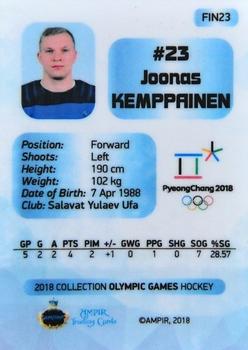 2018 AMPIR Olympic Games (Unlicensed) #FIN23 Joonas Kemppainen Back